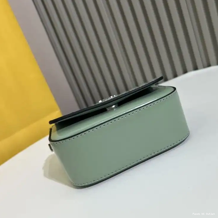Cheap Calf In Leather F Bag Nano Fendi Green 0507